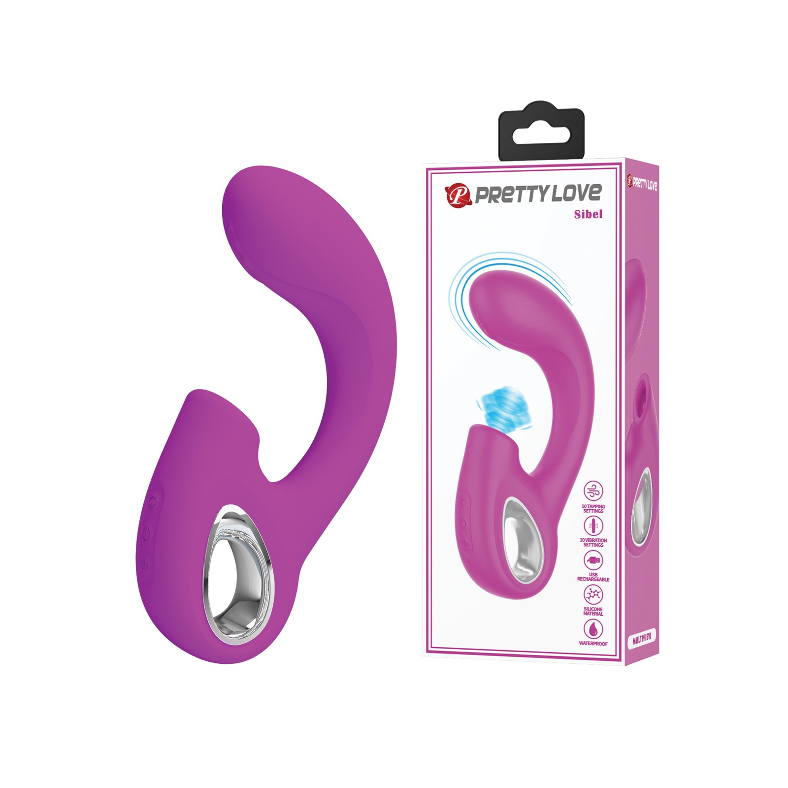 Pretty Love Sibel Tapping Rabbit Vibrator