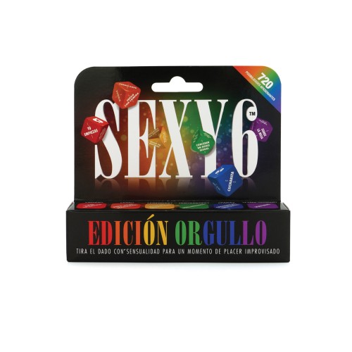 Juego de Dados Sexy 6 Edición Orgullo - Español