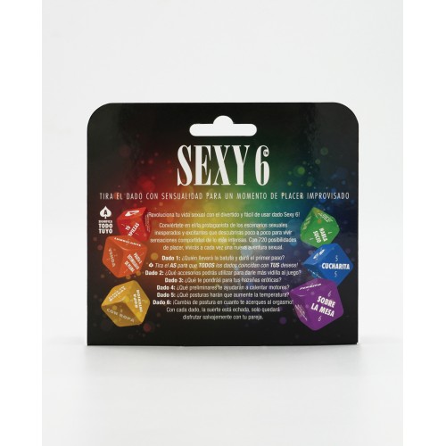 Sexy 6 Dice Game Pride Edition - Spanish