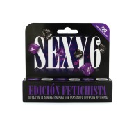 Juego de Dados Sexy 6 Edición Kinky - Español