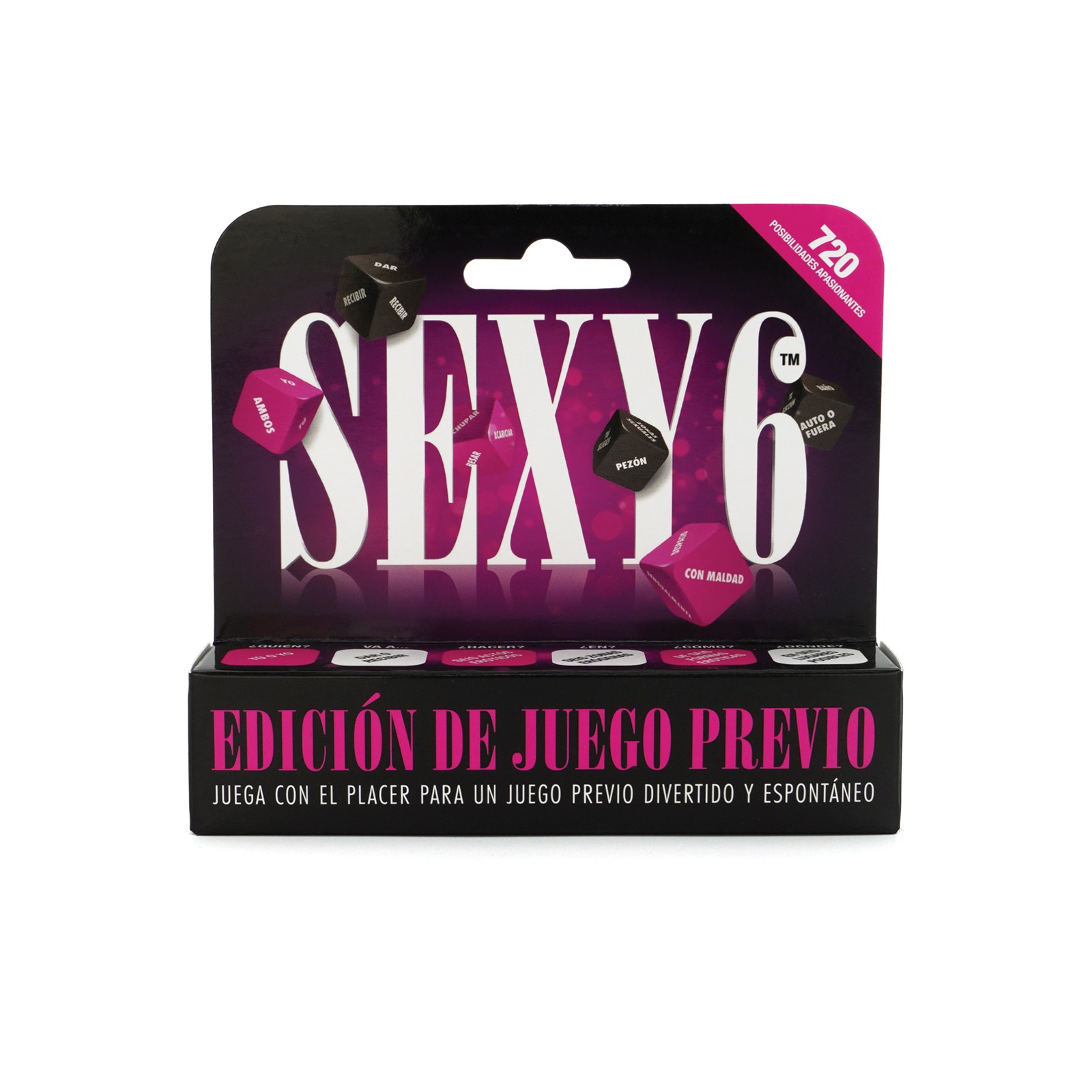 Sexy 6 Foreplay Edition Dice Game Spanish Version