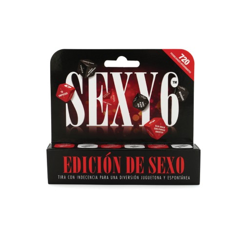 Juego Sexy 6 Dados Edición Sexual Versión Española