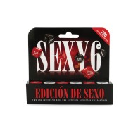 Juego Sexy 6 Dados Edición Sexual Versión Española