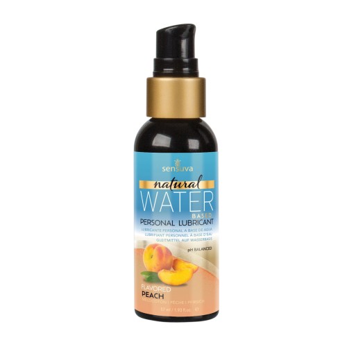 Sensuva Natural Water Based Moisturizer - 2 oz Peach for Comfort