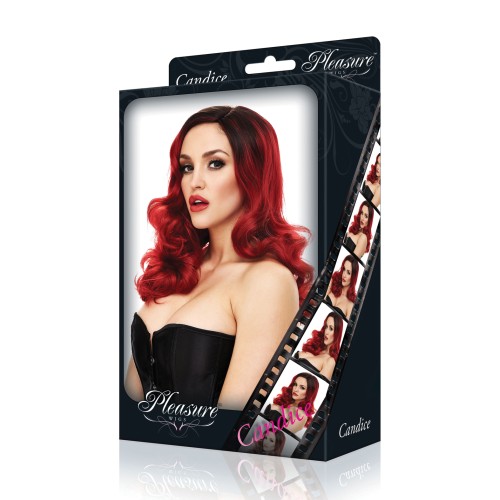 Pleasure Wigs Candice - Black/Red