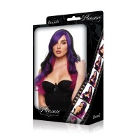 Pleasure Wigs Brandi Black Purple - Fun Accessory