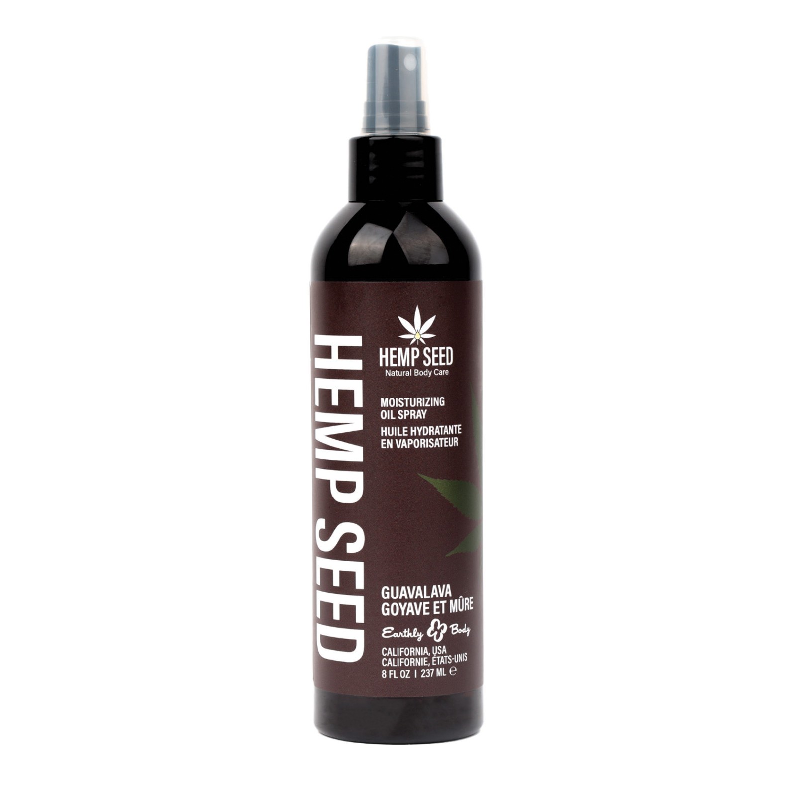 Earthly Body Moisturizing Oil Spray Guavalava Guava 8 oz