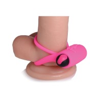 Bang Vibrating Cock Ring Bullet Remote Pink