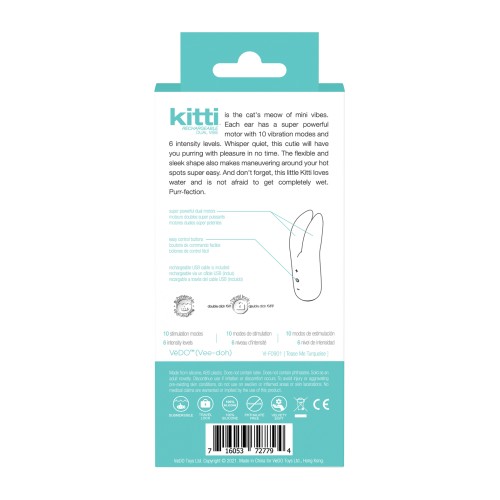 VeDO Kitti Dual Vibe Tease Me Turquoise