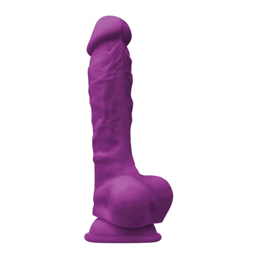 Colours Pleasures 7 Inch Dong with Suction Cup - Purple