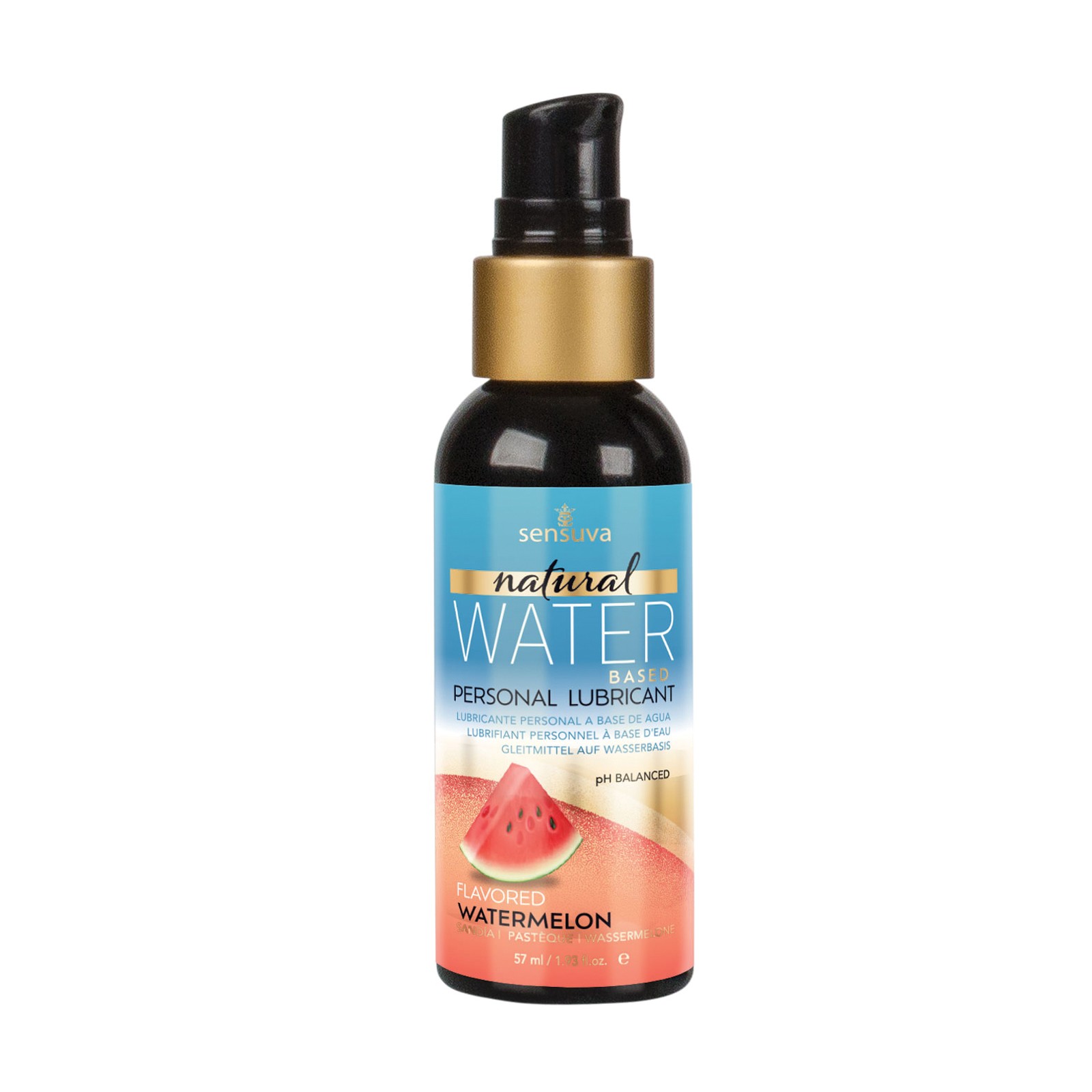 Sensuva Natural Water Based Moisturizer Watermelon 1.93 oz