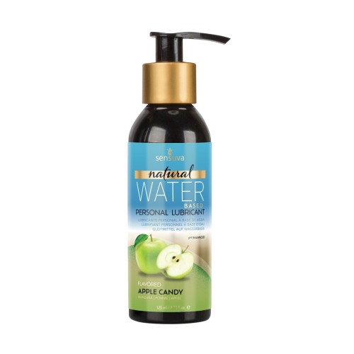 Lubricante Personal a Base de Agua Sensuva Caramelo de Manzana 4.23 oz