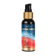 Lubricante Personal Ultra Espeso a Base de Agua Sensuva Fresa 1.93 oz