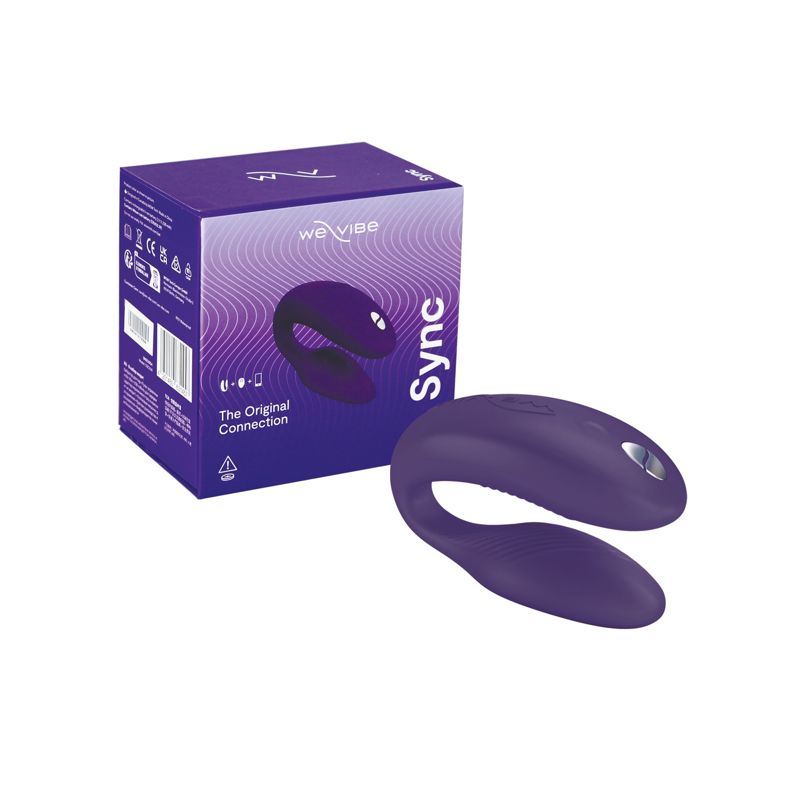 We-Vibe Sync 2 Vibrador para Parejas Púrpura para Conexiones Más Profundas