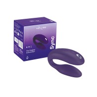 We-Vibe Sync 2 Vibrador para Parejas Púrpura para Conexiones Más Profundas