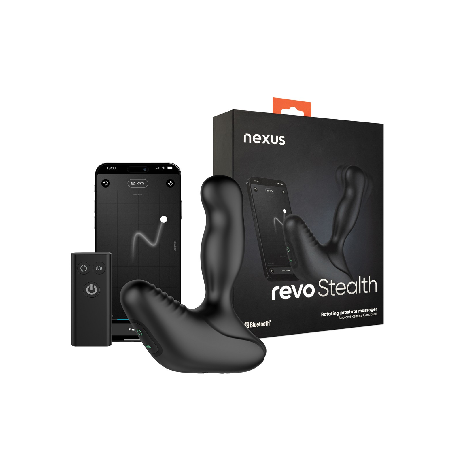 Masajeador Prostático Nexus Revo Stealth Habilitado App Negro