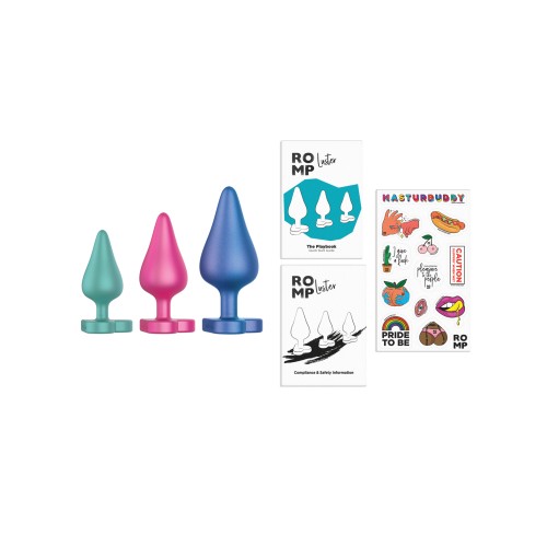 ROMP Luster Butt Plug Kit - Multi Color