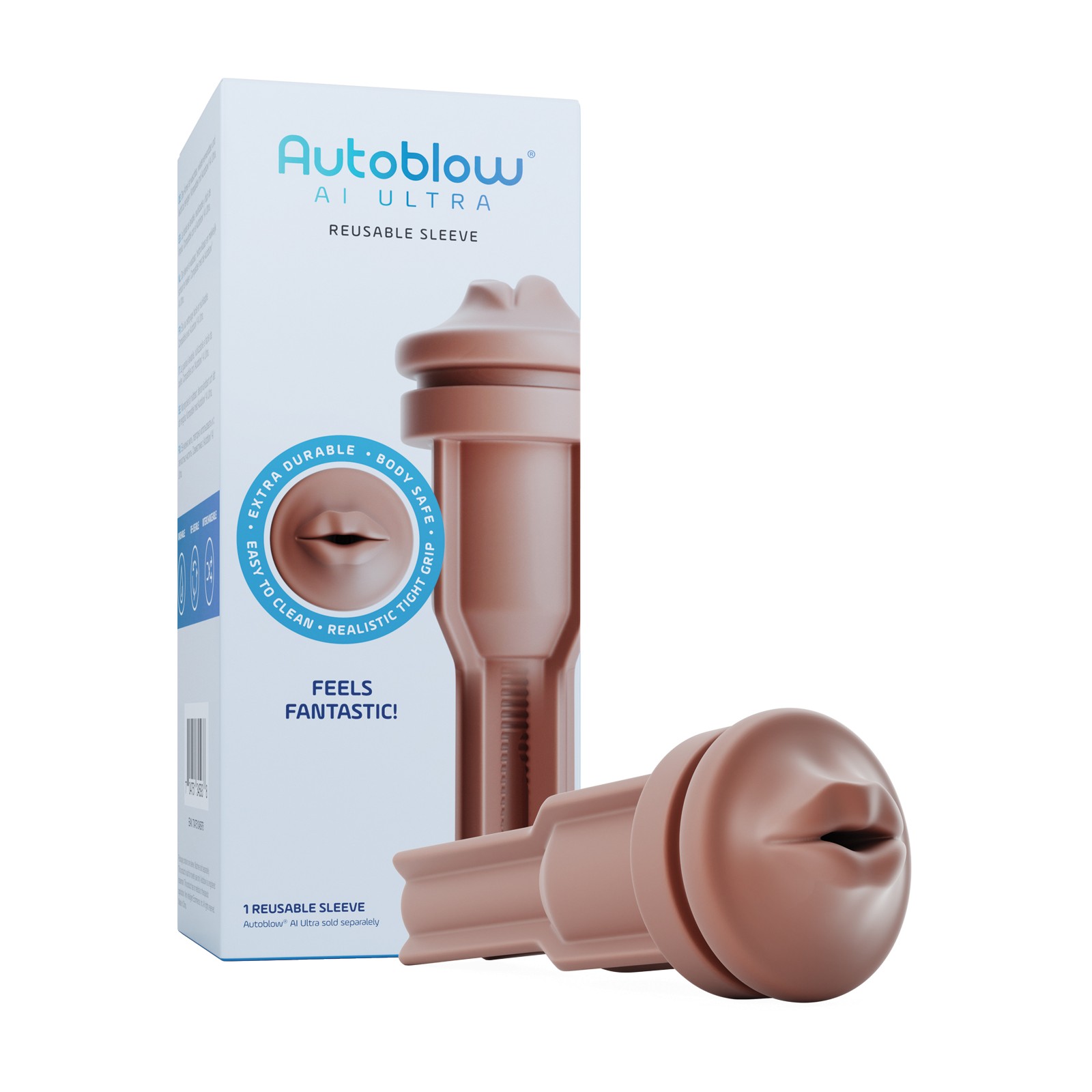 Autoblow AI Ultra Mouth Sleeve - Brown