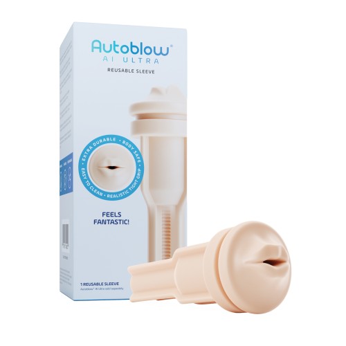 Autoblow AI Ultra Mouth Sleeve in Beige