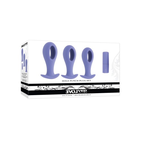 Evolved Purple Hole Punch Anal Plug Set