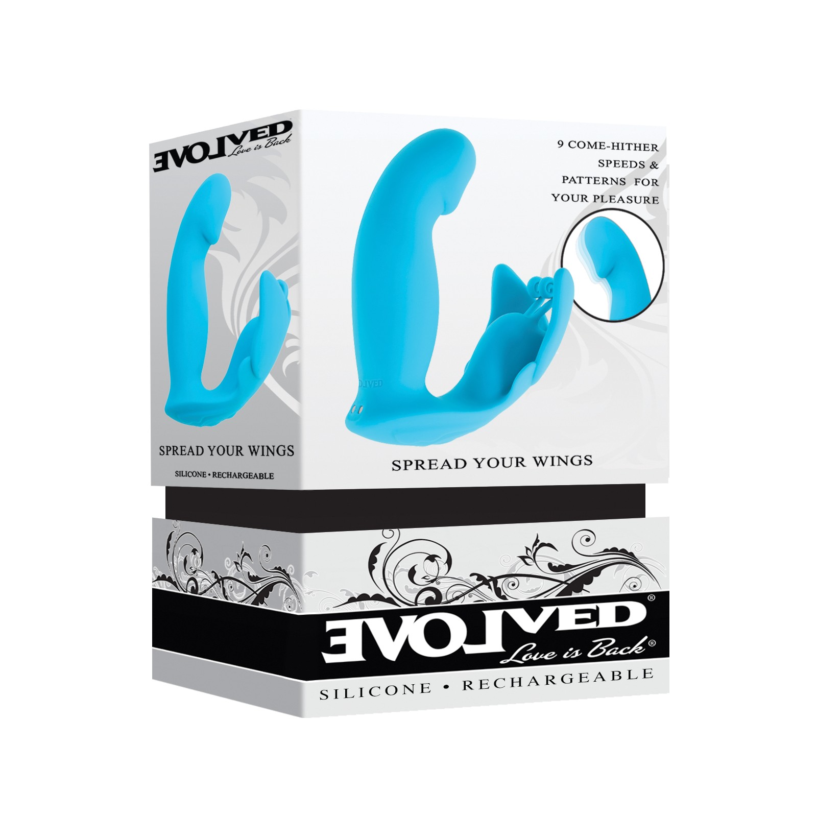 Evolved Spread Your Wings Rabbit Vibrator