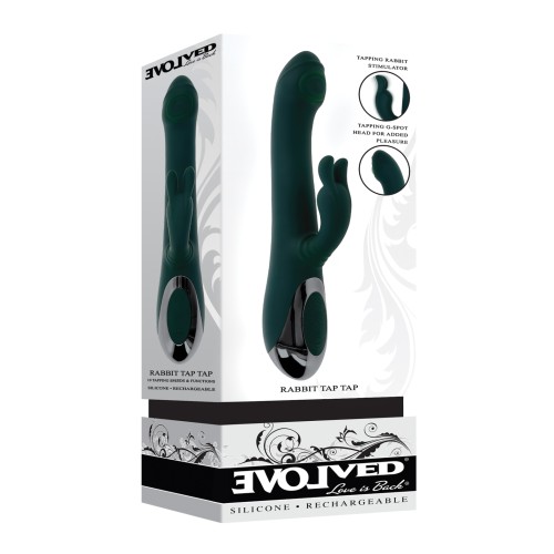 Vibrador Conejito Evolved Tap Tap Tapping Verde