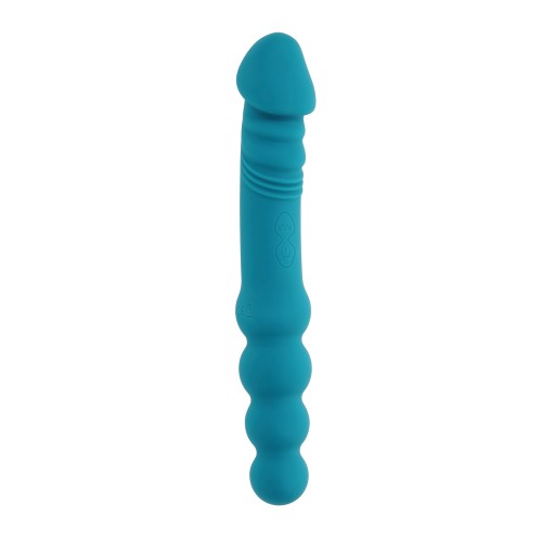 Vibrador Doble Lado Evolved Flip Flop Teal