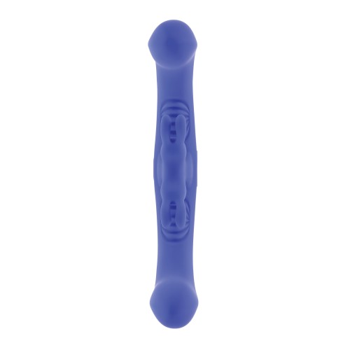 Vibrador Evolved Conejito Curvado Doble Azul