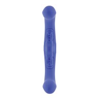 Vibrador Evolved Conejito Curvado Doble Azul