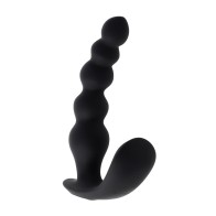 Evolved Bead Me Up Curved Anal Vibrator Black