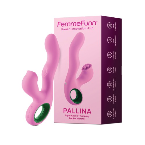 Femme Funn Triple Action Rabbit Vibrator Pink