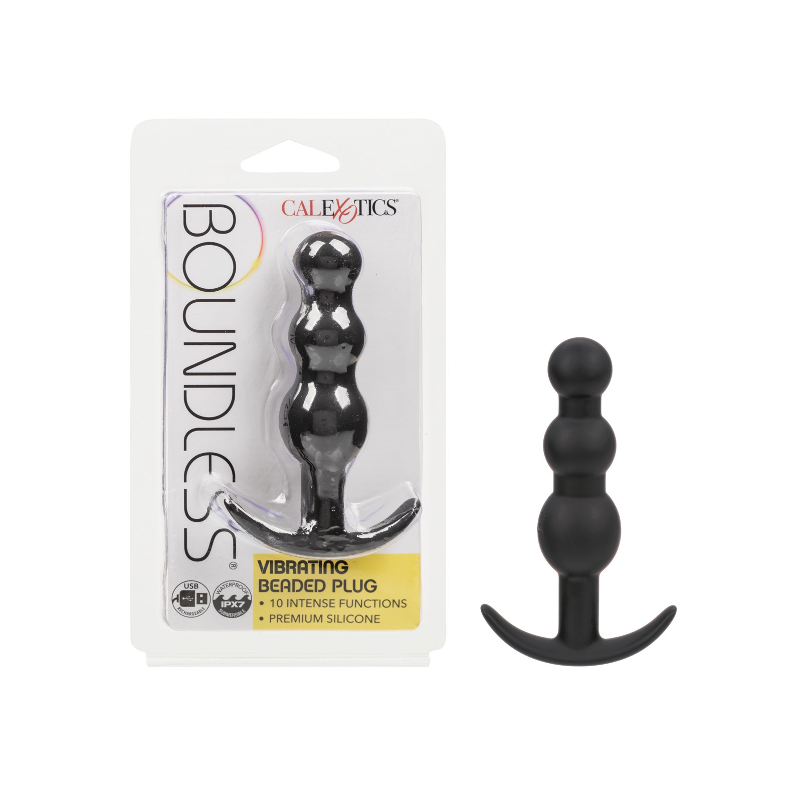 Plug Vibrador Beaded Sin Límites