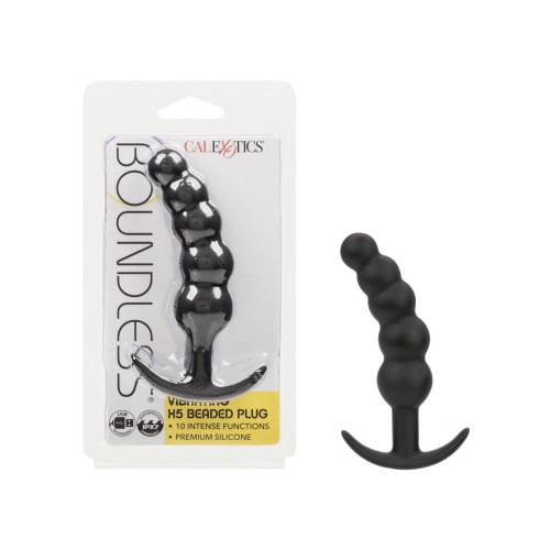 Plug Vibrador Beaded X5 Sin Límites