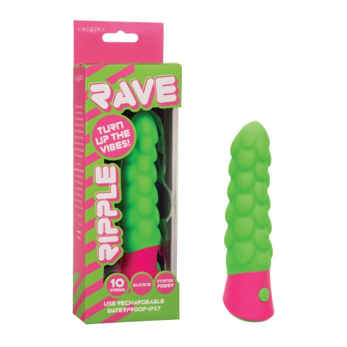 Vibrador Rave Ripple Verde Rosa