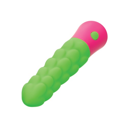 Rave Ripple Vibrator Green Pink