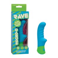 Rave Ridged-G Massager Blue Green