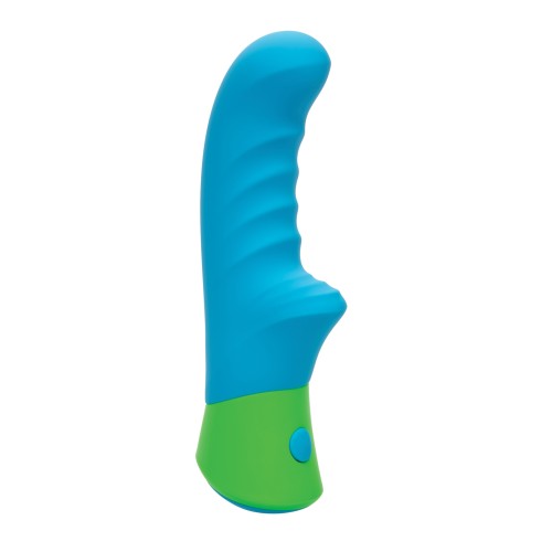 Rave Ridged-G Massager Blue Green