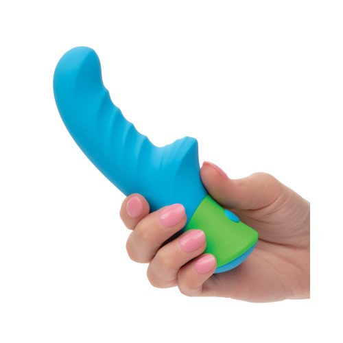 Rave Ridged-G Massager Blue Green