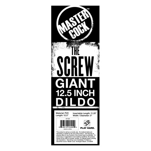 Master Cock The Screw Giant Dildo