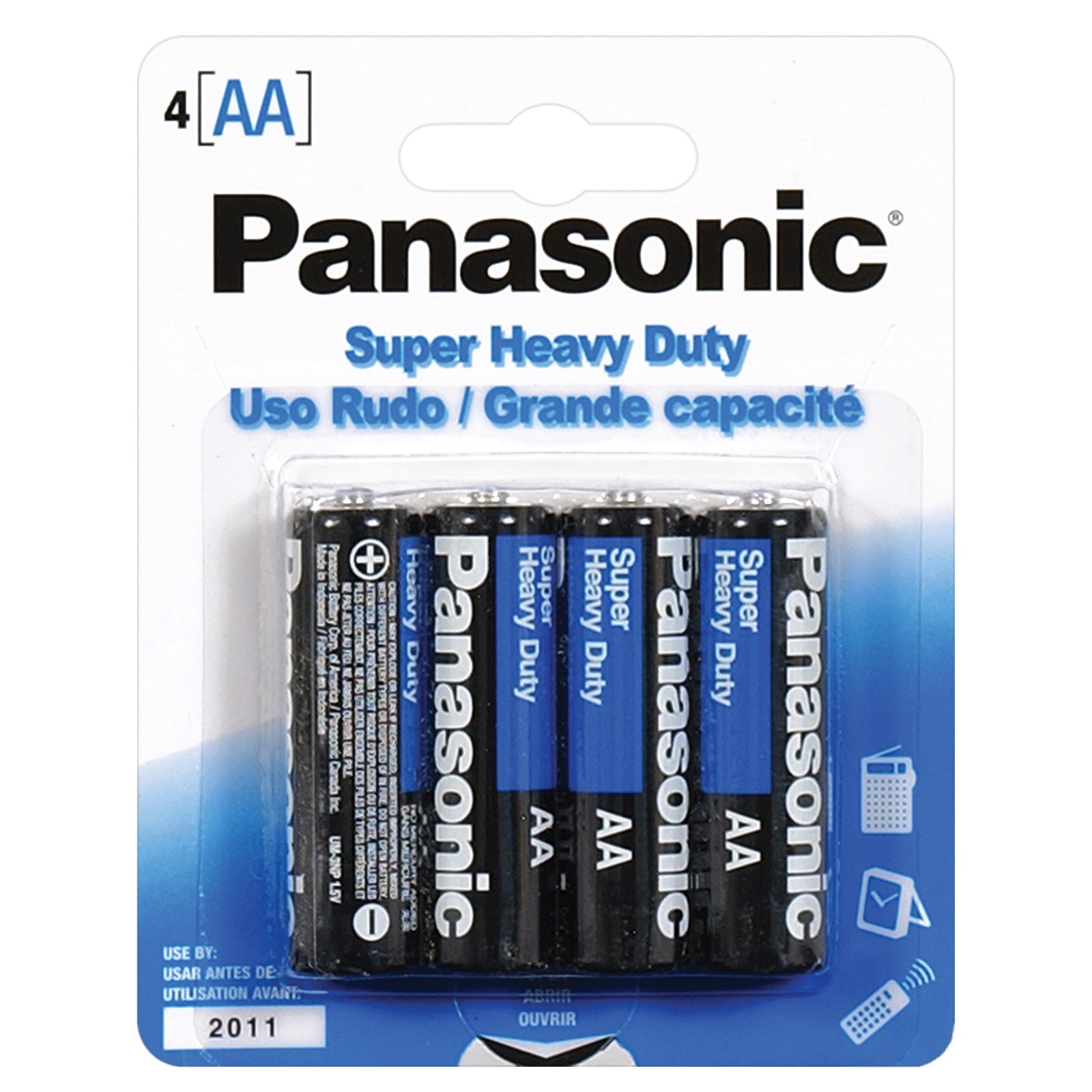 Batería AA Panasonic Super Heavy Duty Paquete de 4