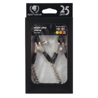 Spartacus Adjustable Nipple Clamps with Chain for Extra Stimulation