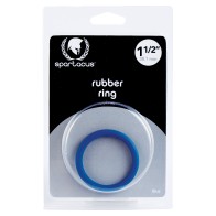 Spartacus 1.5-Inch Blue Rubber Cock Ring