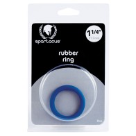 Spartacus Rubber Cock Ring 1.25 Blue