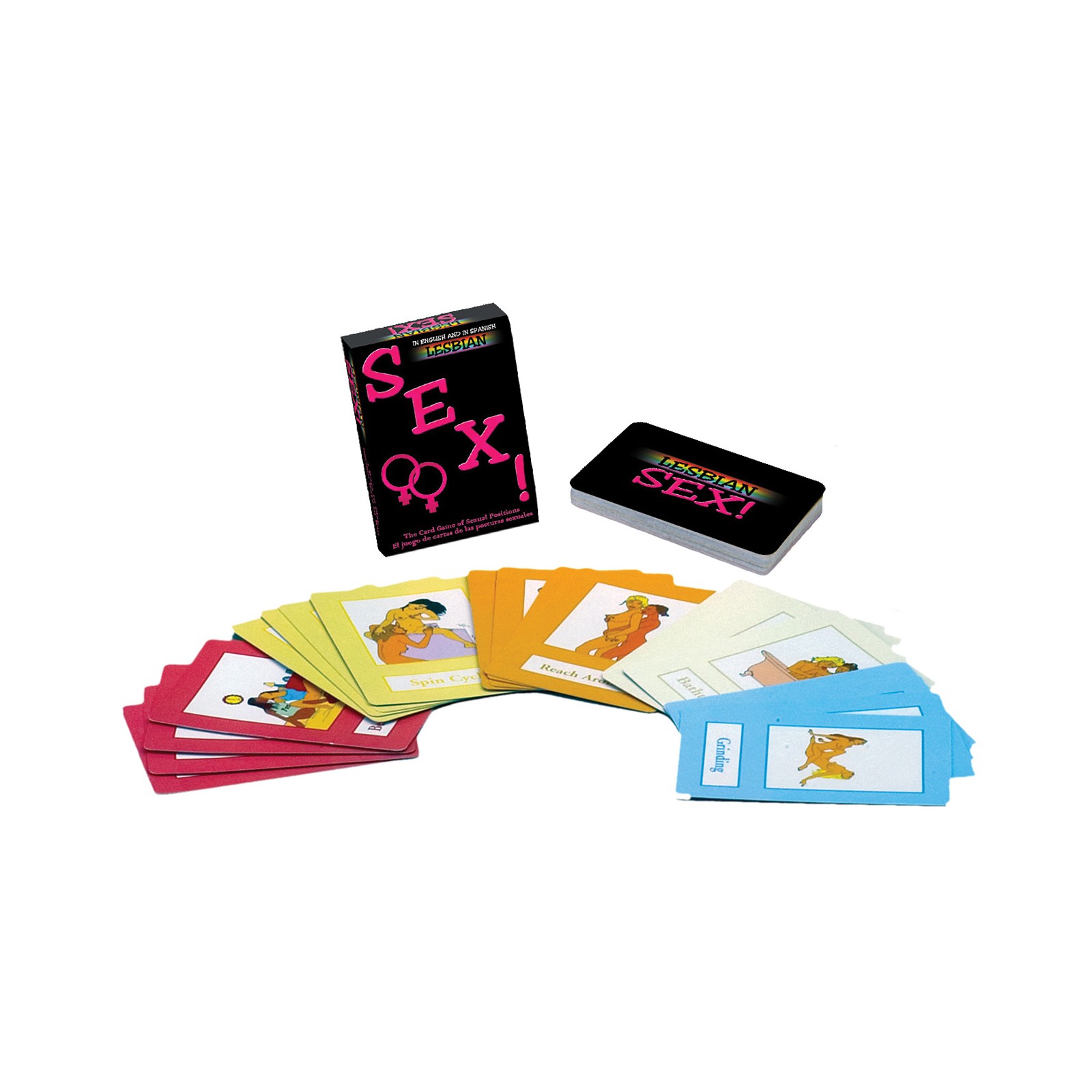 Juego de Cartas de Sexo Lesbiano - Bilingüe