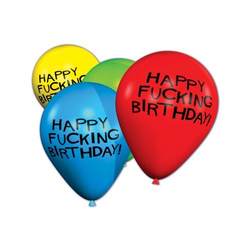 Happy Birthday Balloons Pack of 8 - Celebration Essentials