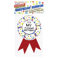 Funny X-Rated Birthday Medallion for Adults