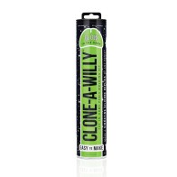 Clone-A-Willy Kit Vibrating Glow Green