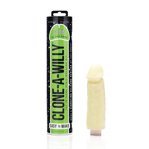 Clone-A-Willy Kit Vibrating Glow Green