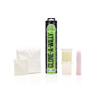 Clone-A-Willy Kit Vibrating Glow Green