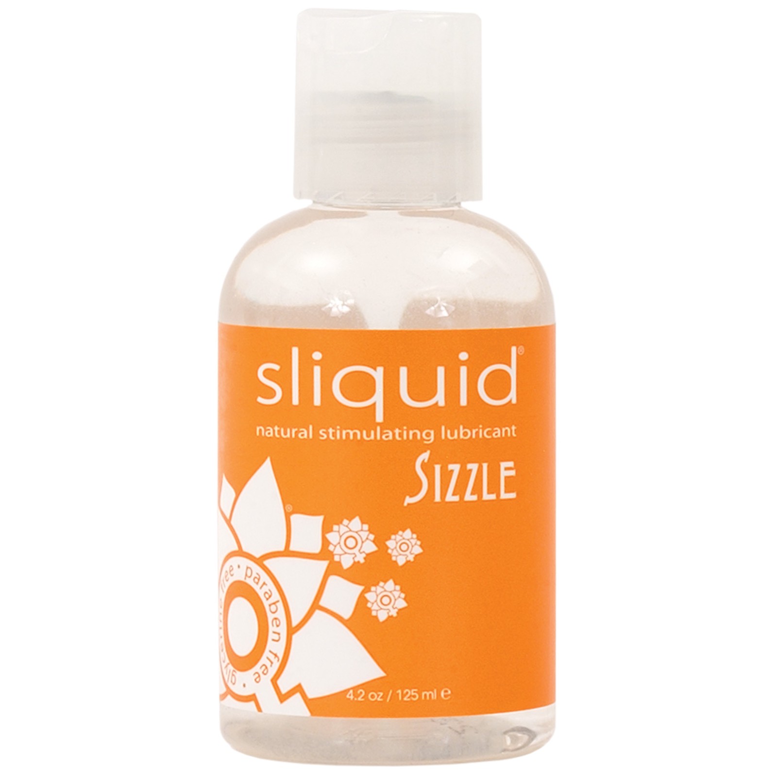 Lubricante Calentador Sliquid Sizzle - Botella de 4.2 oz